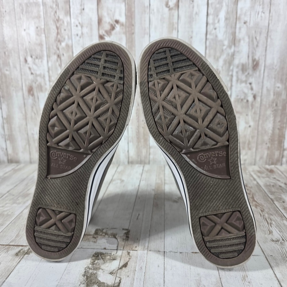 Converse Chuck Taylor All Star High Top Grey Canvas Sneakers A08581F Womens 7 - Picture 7 of 8